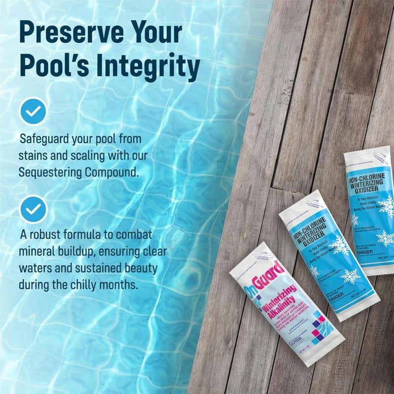 POOL ELEVATE Winter Closing Kit - Winterizing for Above Ground & In-Ground Pools up to 12,000 Gallons: Protect Your at The end of Season with Our 3-in-one Maintenance - Image 4